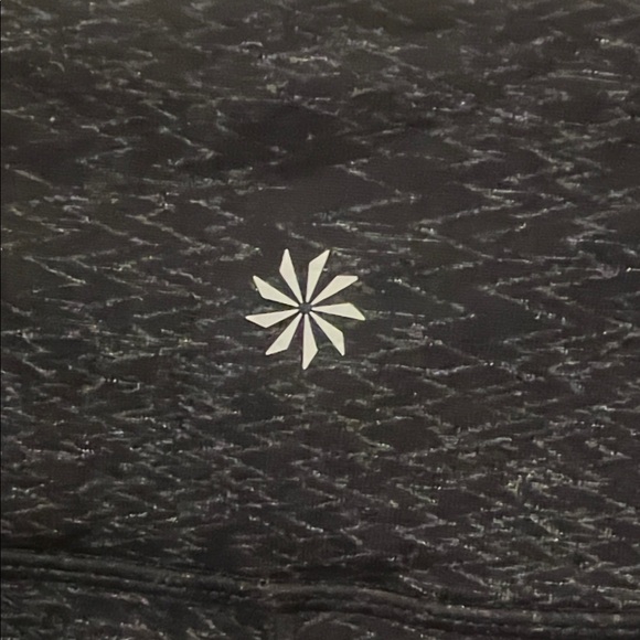 Athleta leggings Black High-Waisted yoga metallic pattern size XS - Picture 2 of 13